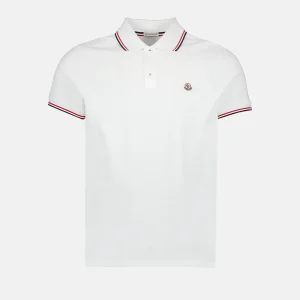 Polo à liserés tricolores