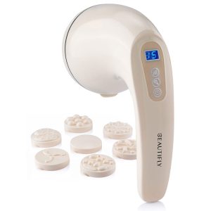 B-Skinn Body Masseur électrique anti-cellulite avec 8 accessoires interchangeables, Appareil de Massage Anti Cellulite