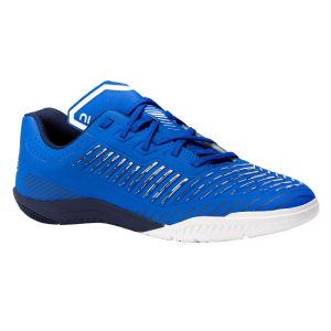 CHAUSSURES-DE-FUTSAL-GINKA-500-BLEU ELECTRIQUE