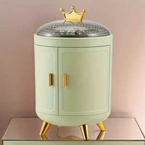 Armoire organisateur pour maquillage et bijoux – Vert