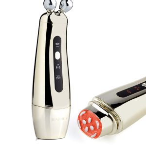 Intenso Aura Age Defy Golden un masseur liftant pour le visage, Radiofréquence RF, DMA, Mésothérapie, Anti-Âge