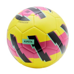 Ballon de football light learning ball noir vert taille 5