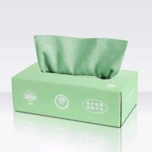 Boîte distributrice de serviettes en microfibre ultra absorbantes 20 pièces – Vert