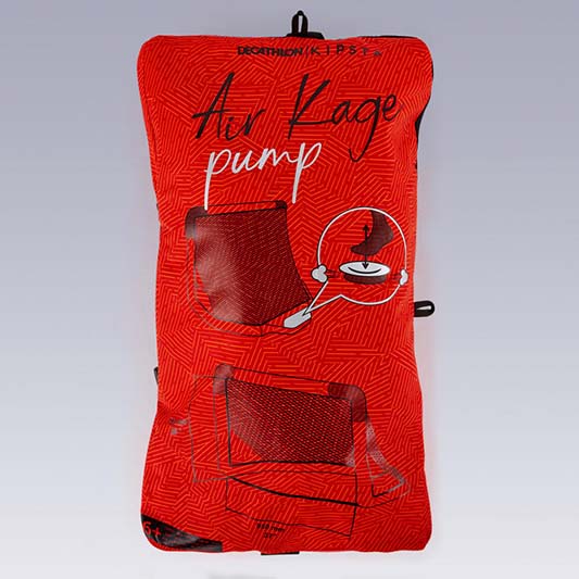 But de football gonflable air kage pump rouge orange – Image 4