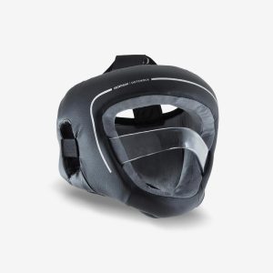 Casque de boxe adulte avec barre de protection nasale