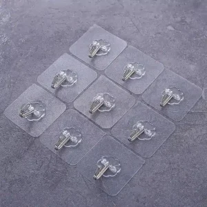 Crochet mural auto adhésif – 9 pièces