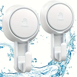 Crochets muraux à ventouse – 2 Pièces