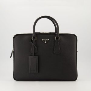 Malette en cuir Saffiano