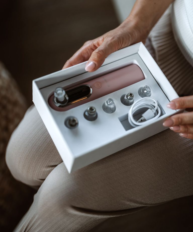 B-Derma Blush Aspirateur Point Noirs Visage, Extracteur de Comédons Professionnel, Microdermabrasion – Image 6