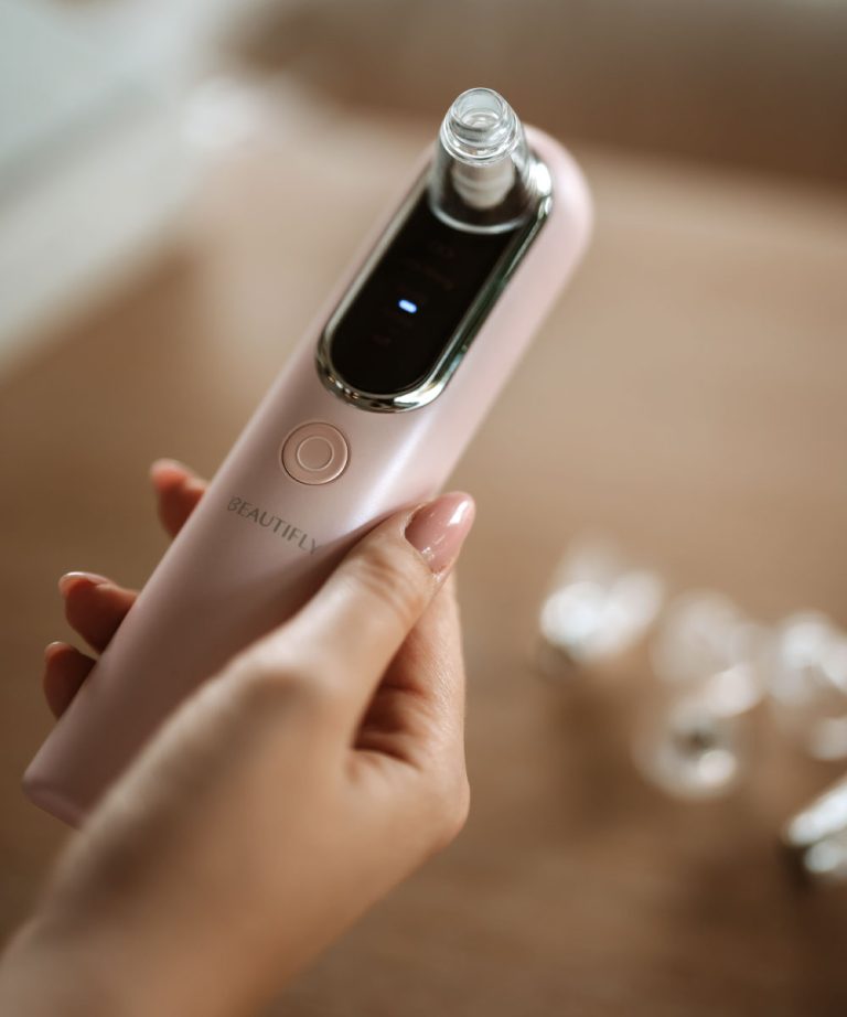 B-Derma Blush Aspirateur Point Noirs Visage, Extracteur de Comédons Professionnel, Microdermabrasion – Image 4
