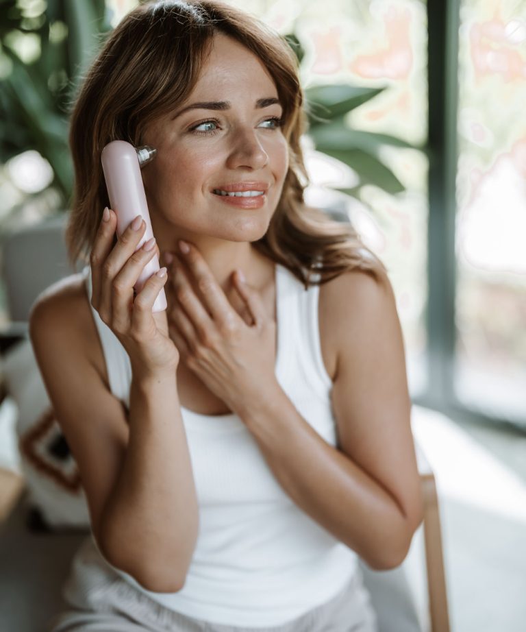 B-Derma Blush Aspirateur Point Noirs Visage, Extracteur de Comédons Professionnel, Microdermabrasion – Image 3