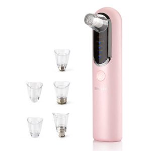 B-Derma Blush Aspirateur Point Noirs Visage, Extracteur de Comédons Professionnel, Microdermabrasion