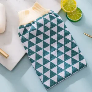 Gant exfoliant doux pour le corps – Vert