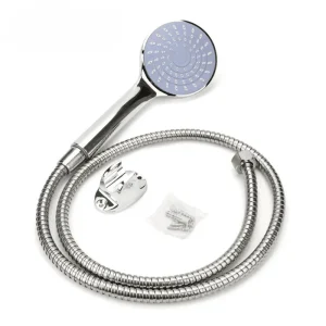 Pommeau de douche avec tuyau flexible et support mural