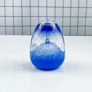 Sablier en forme de volcan – Bleu
