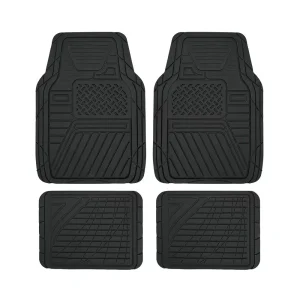 Tapis en caoutchouc pour voiture A – Lot de 4