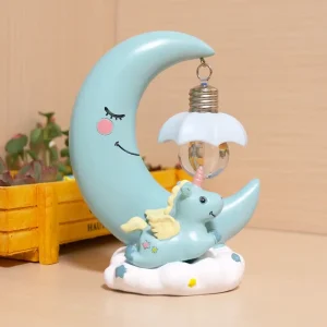 Veilleuse Licorne et Lune – Bleu