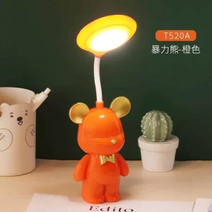 Veilleuse ours LED Rechargeable A – Orange